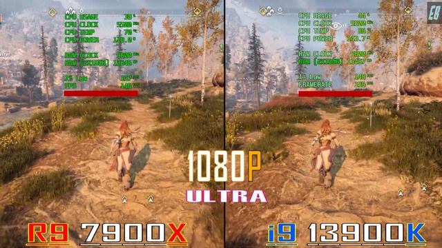 RYZEN 9 7900X vs INTEL i9 13900K // PC GAMES BENCHMARK TEST //