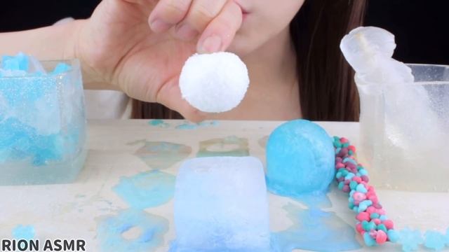 【ASMR】ICE PARTY🧊 ICE,SHERBET,FROZEN JELLY,FROZEN WAX CANDY MUKBANG 먹방 EATING SOUNDS NO TALKING