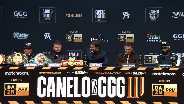 Canelo Alvarez vs Gennadiy Golovkin 3 Main Event Press Conference