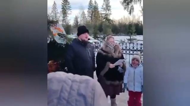 5 января состоялось открытие вертепа в храме Божией Матери «Живоносный источник» города Людиново