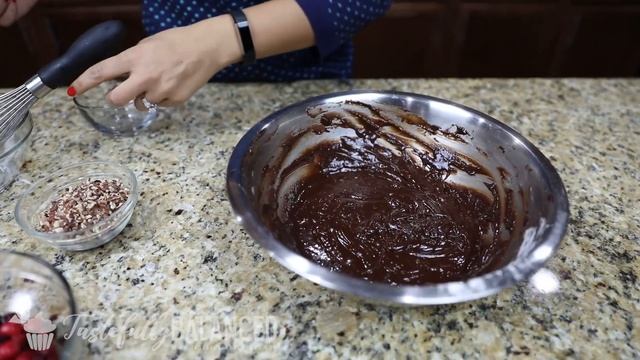 Pecan Cranberry Brownies - Holiday Baking | Baketember!