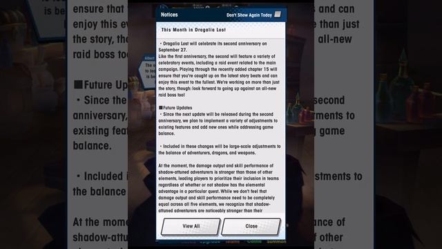 This Month in Dragalia Lost - September 2020