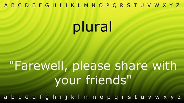 Here I will show you how to say 'plural' with Zira.mp4