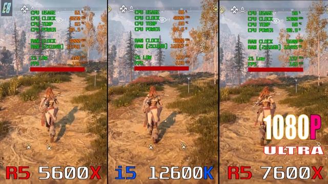 RYZEN 5 5600X vs INTEL i5 12600K vs RYZEN 5 7600X // PC GAMES BENCHMARK TEST //