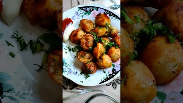 жареные пельмени