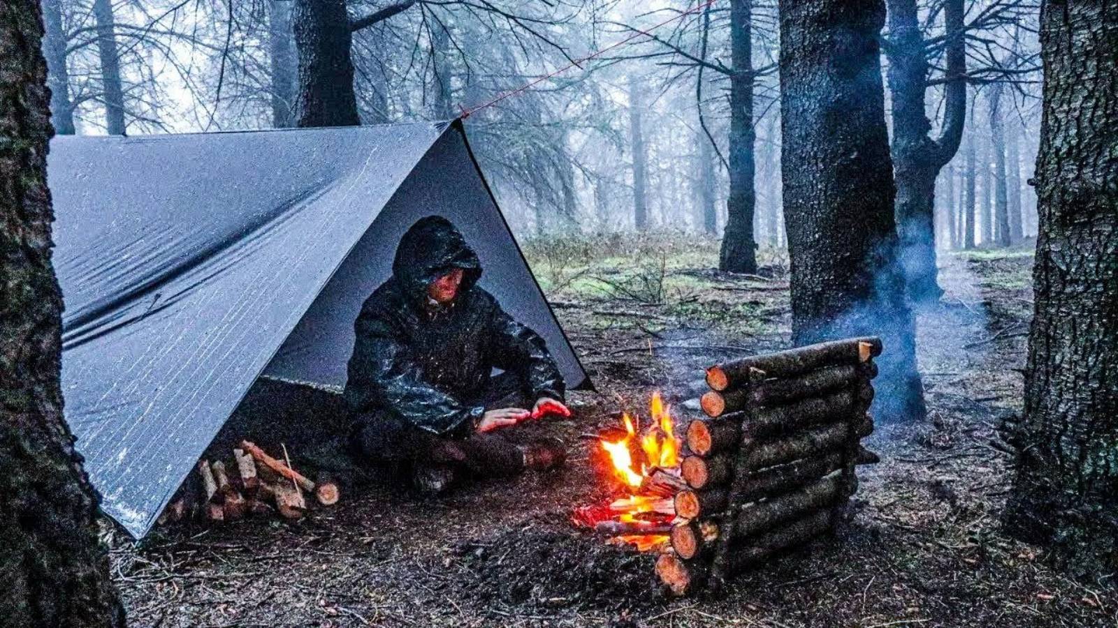 Выживание в дикой природе. Лайфхаки, приготовление еды, шторм.