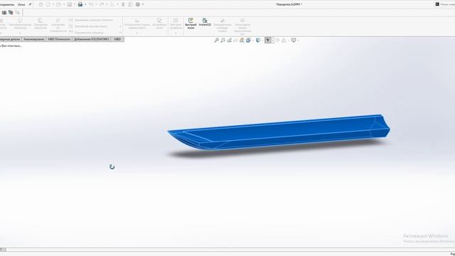 SOLIDWORKS масштабирование