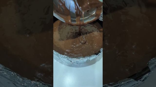Шоколадный домашний тортик со сметанным кремом🌲🫖🔥