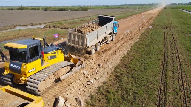 Строительство, дорога грунтовая, восстановление