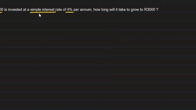 GRADE 8 AND 9 SIMPLE INTEREST AND LOANS