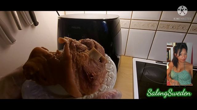 AIRFRYER - Crispy Pata / Crispy Pork leg/ Krispig Fläsklägg /Perfect Pulutan. #salongsweden.