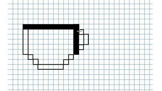 Рисунок по клеточкам №1