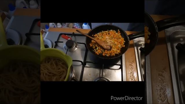 Vegetarian Whole Wheat Spaghetti in Carrots Sauce