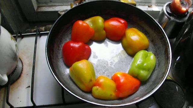 жарим болгарский перец :)