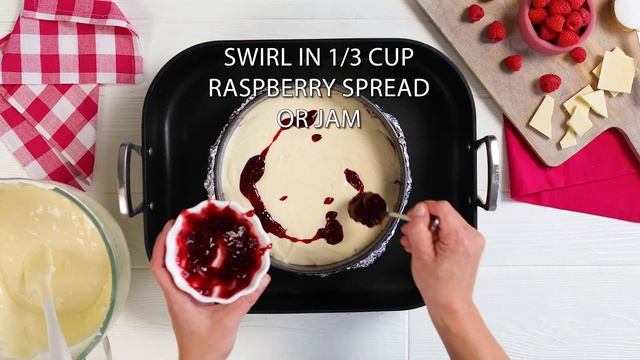 How to Make White Chocolate Raspberry Cheesecake