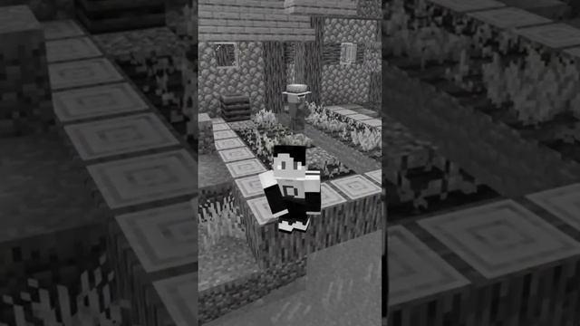 😱Майнкрафт, но Спавнится ДЕРЕВНЯ... | Дронио #shorts #minecraft #майнкрафт