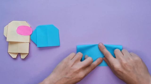 Оригами AMONG US из бумаги БЕЗ КЛЕЯ | Origami Paper AMONG US without glue | DIY Идея для подарка