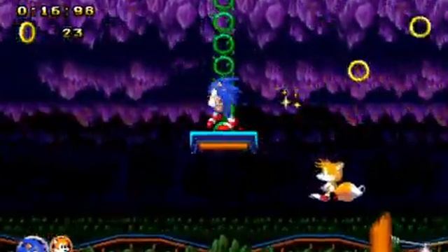 Sonic Classic Heroes пещера (sonic 2)