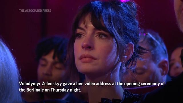 Zelenskyy asks for support in Berlinale video