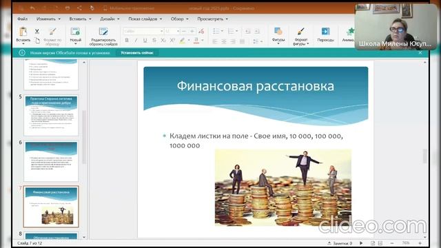 Финансовая Расстановка