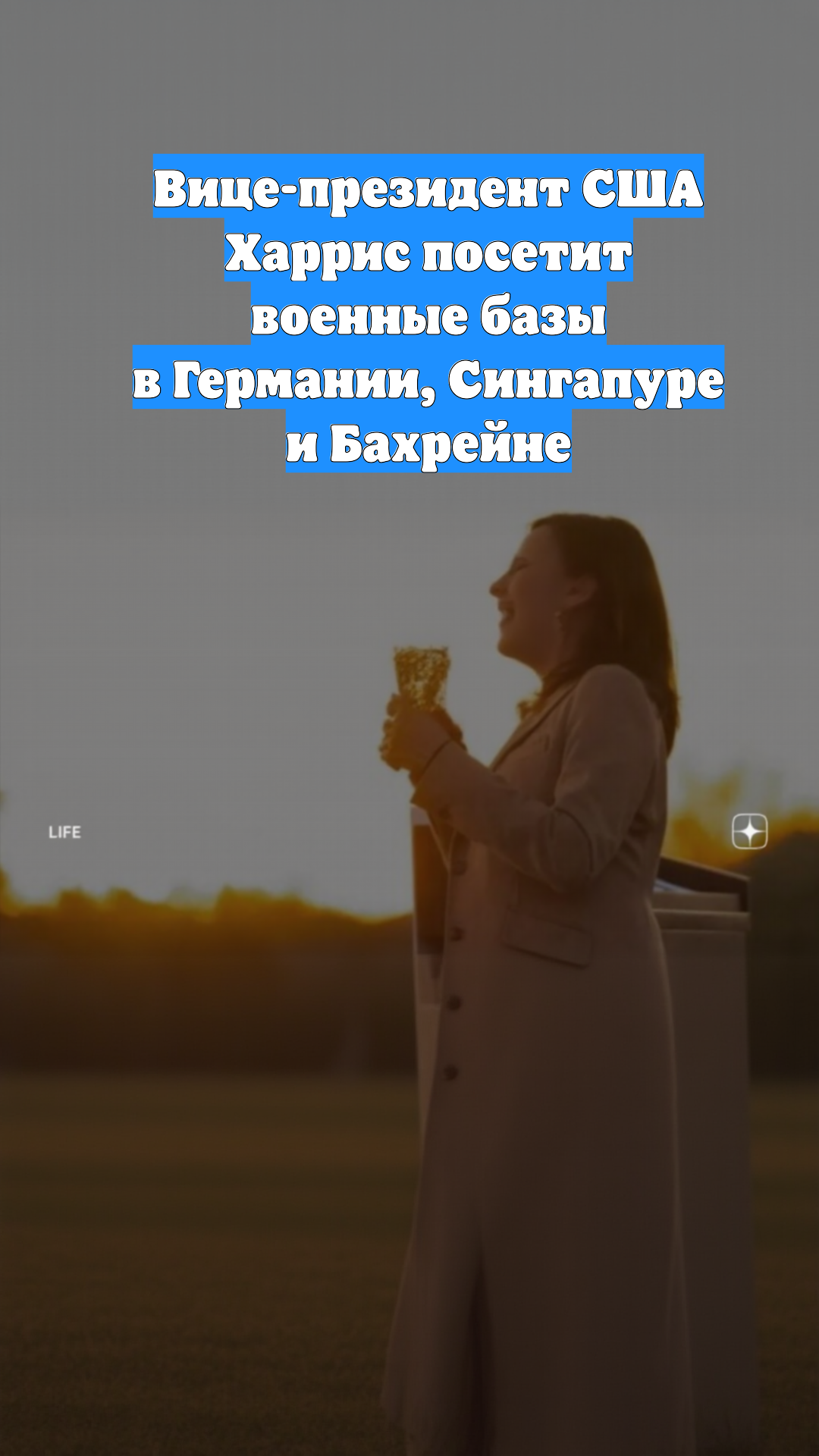 Вице-президент США Харрис посетит военные базы в Германии, Сингапуре и Бахрейне