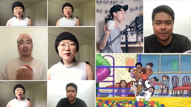 We Bare Bears Theme Song Cover (By Falling Feathers, Amanda Ong, Shaun, Raimi)