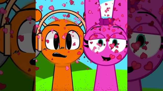 Sprunki Pinki and Oren Love Song 💘💞💕 Sprunki Phase 1 #funny #sprunki #meme #animation #memes