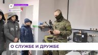 Самое современное вооружение армии увидели юные уссурийские кикбоксёры