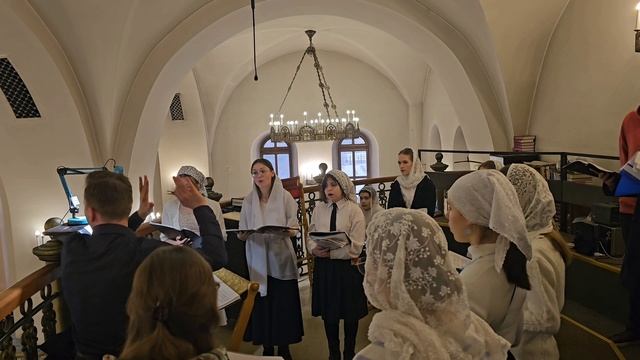 "Иже Херувимы тайно образующе" - детско-юношеский хор Георгиевского кафедрального собора г. Одинцово
