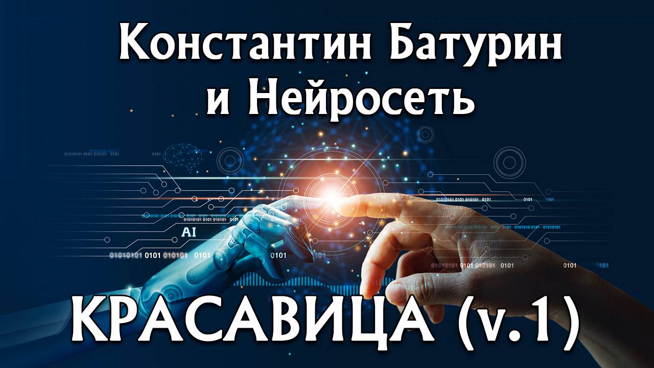 КРАСАВИЦА (v.1) - Константин Батурин и Нейросеть