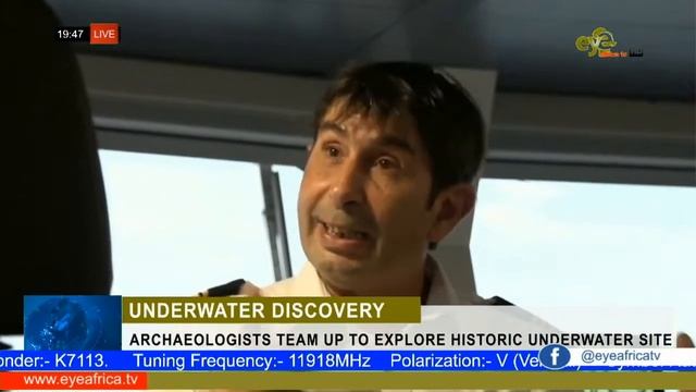 ARCHAEOLOGISTS TEAM UP TO EXPLORE HISTORIC UNDERWATER SITE