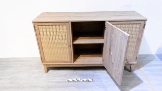Lemari Rotan Aestetik Bordeaux large sideboard by Melody Furniture