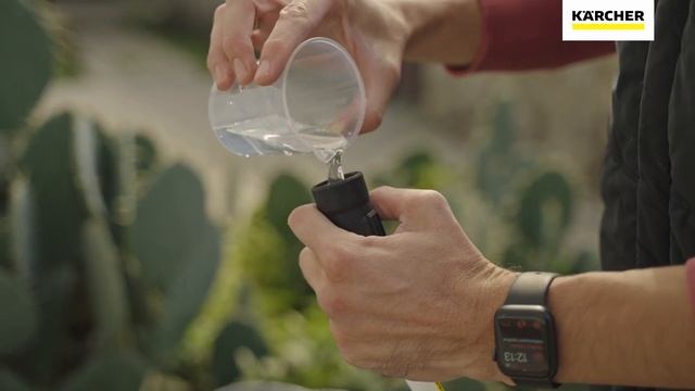 Как подключить минимойку K7 Compact для забора воды из емкости