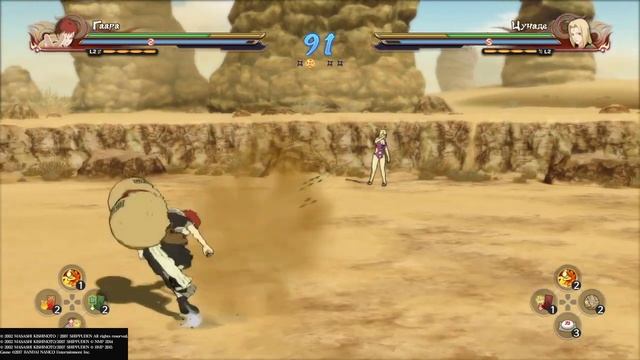 Naruto Shippuden:Ultimate Ninja Storm 4 Road to Boruto.Гаара Песка против Цунаде.mp4