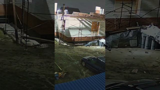 Строительство дома за 1 минуту #загородныйдом