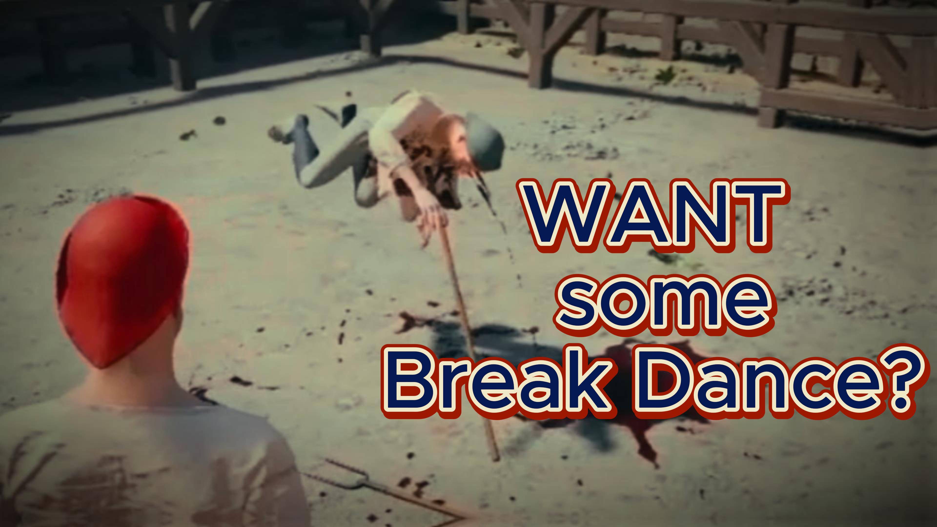 Half Sword Break Dance on a Pitchfork