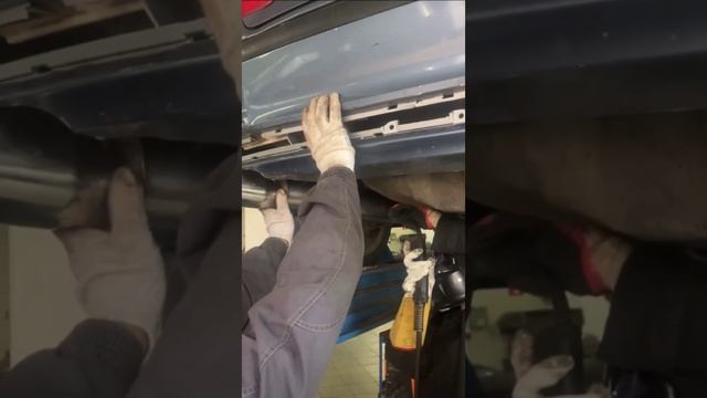 Сварка глушителя на некрушку