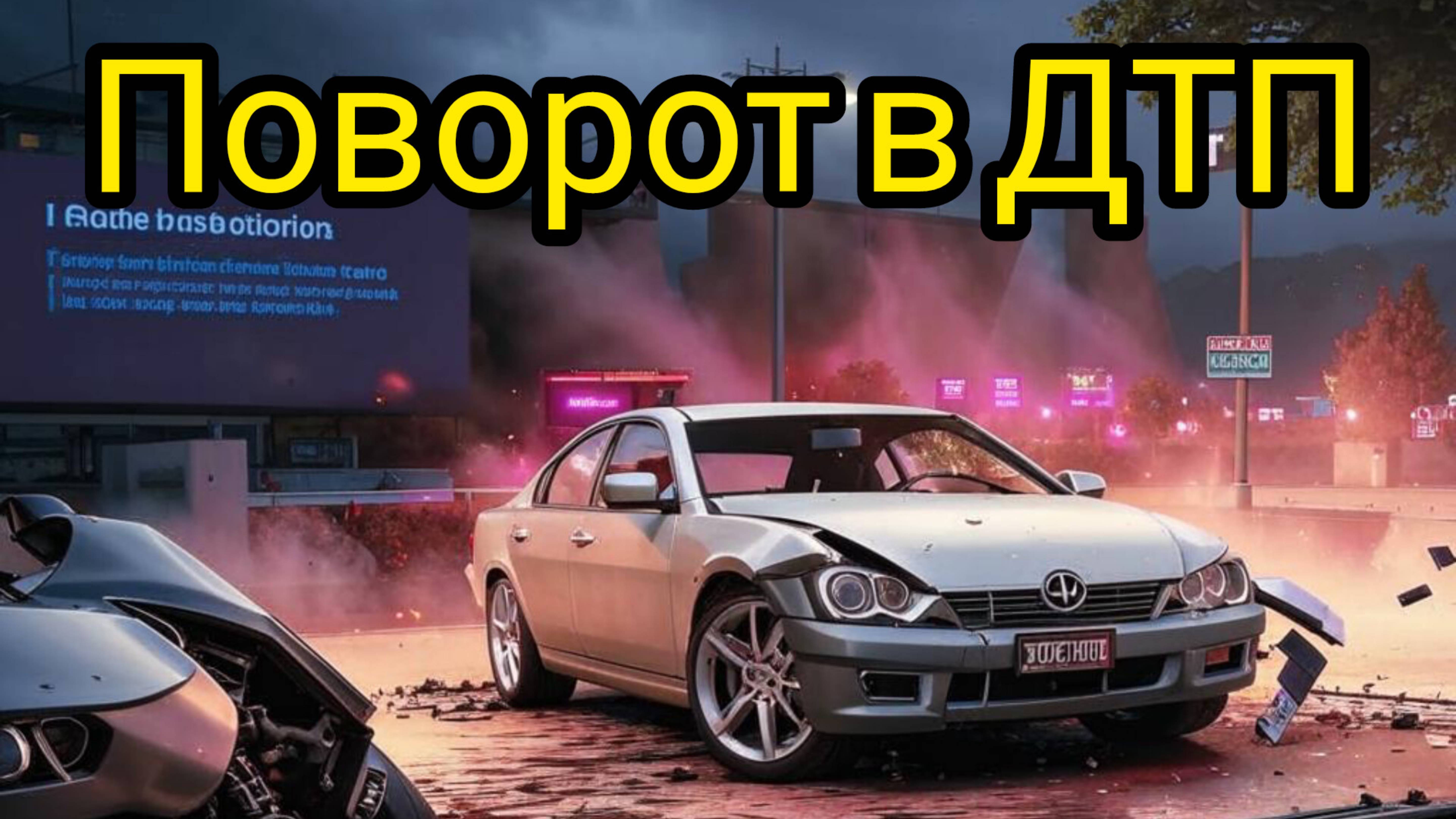 Поворот в ДТП