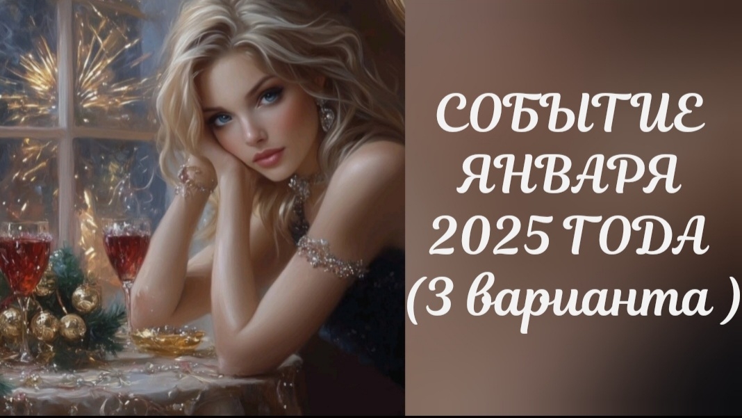 СОБЫТИЕ ЯНВАРЯ 2025 ГОДА ( 3 варианта )