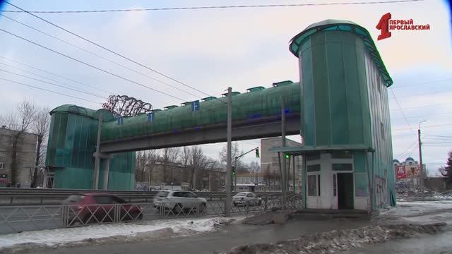 Ярославцы обеспокоены неработающими лифтами в надземном переходе на Московском проспекте