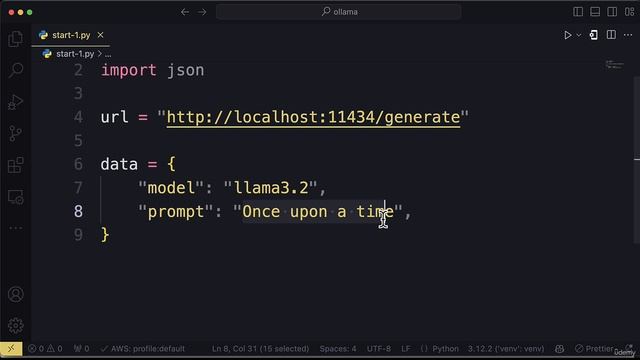 02. Interact with Llama3 in Python Using Ollama REST API - Hands-on