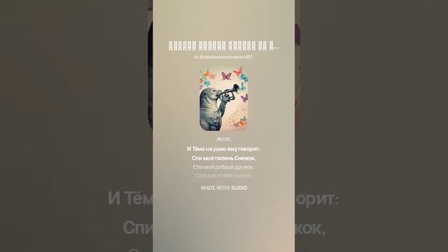 [Детские песенки]: Тюлень Снежок играет на трубе (весёлый блюз)