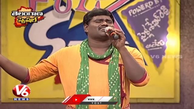 Rathi Bommalona Koluvaina Shivuda Song By Telangana Folk Singer Sai Chand | V6 News