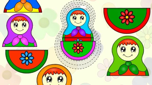 Собери матрешку - игра2