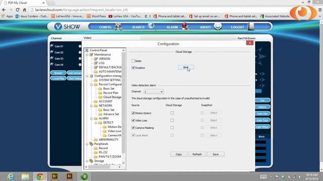 Laview USA How to setup Cloud Storage to 5 Series DVRs