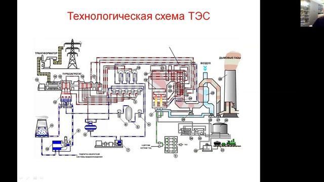 Технологическая и принципиальная тепловая схемы ТЭС