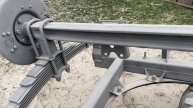 Восстановление тракторного прицепа 2 птс-4. Часть 7. Пескоструйная обработка и грунтовка осей