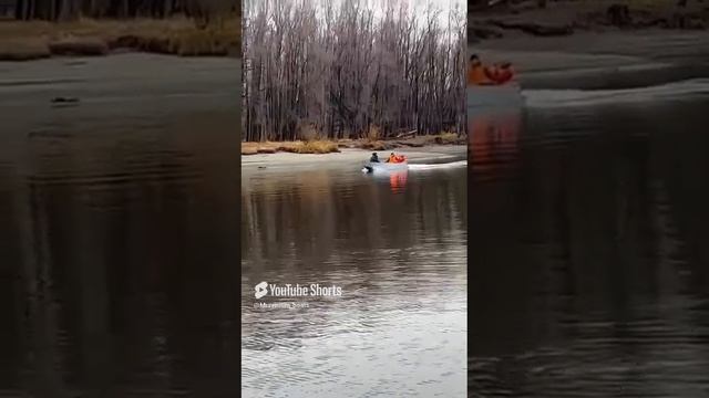 Ходовые испытания на воде  алюминиевой лодки в размере 3900