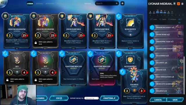 [Duelyst] Deck Tech #2 - Argeon Tempo & Mid-Range