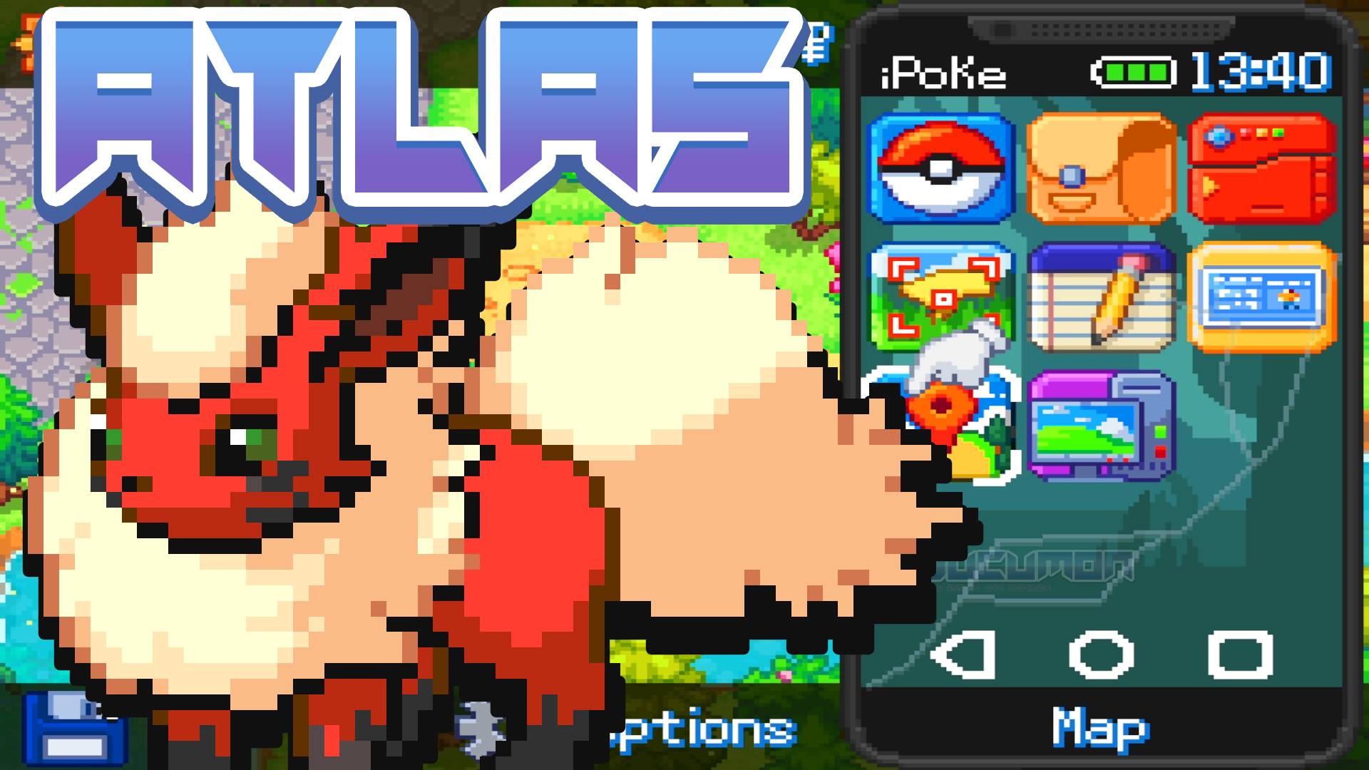 Pokemon Atlas - Фанатская игра о Селеби, новый регион, новая история, очень хорошая графика, новый р